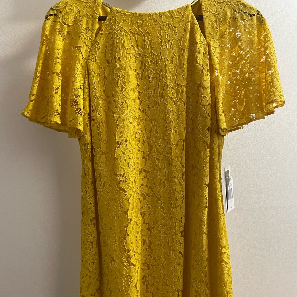 Julian Taylor Canary Yellow Dress